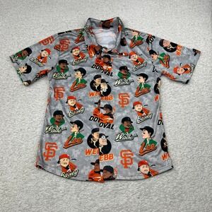 San Francisco Giants MLB Player Caricature Aloha Shirt Grey Medium Bobble Head